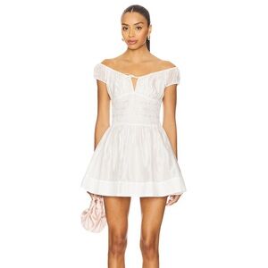 Camila Coelho Anastacia Mini Dress in White
